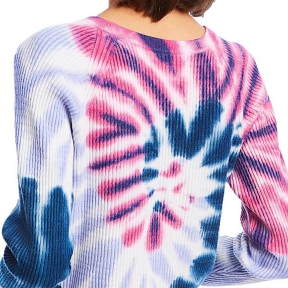 Tie Dye Ribbed Knit Sweater size Small - Picture 2 of 5